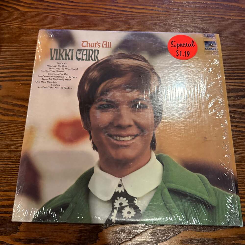 Vikki Carr - That's All Vinyl LP Sunset Records SUS-5228